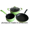 4PCS utensílios de cozinha de alumínio não-Stick Cookware conjuntos